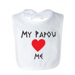 My Yiayia + Papou Love Me - Greek Feeding Bib 